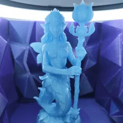 Fișiere pentru imprimante 3D | Fișier 3MF | Nymerelle Tidebloom – Dawnbringer of the Blue Lotus ✨