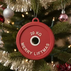 Fișiere pentru imprimante 3D | Fișier 3MF | Weight plate Christmas ornament