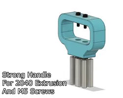 Handle for 2040 extrusion and M5 screws