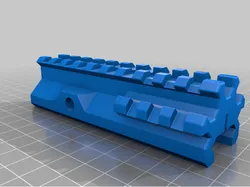 Low profile 3 way 20m picatinny riser