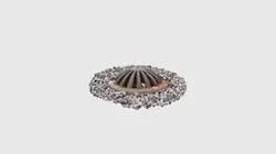 Manhole on a rocky surface