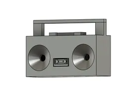 Phone amplifier/speaker. 80s boombox style