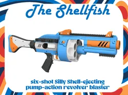 Shellfish - a Silly Shell-ejecting Revolver Blaster