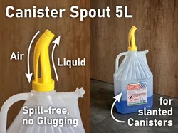 Spout with Vent - Slanted Canister