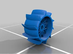 Traxxas Rustler Wheel with Paddles