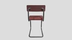 Cantilevered tubular chair by Terragni