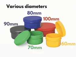 Containers with Screwtop Lid set