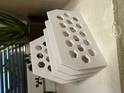 Desk organiser (Letters, Mail, Paper and other documents) - honeycomb remix