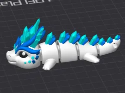 Ice Dragon - More Crystals Version