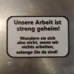 Information Schild