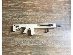 Knife Gun Keychain