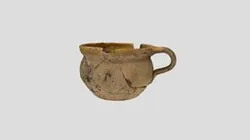 * Potje oor en schenktuit / Jar handle and spout