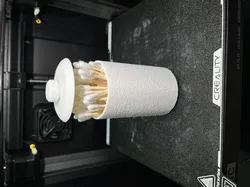 Q-Tip/ Earbud Container Half Hold Version