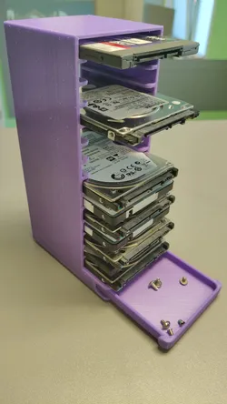 SSD or HDD 2,5" STORAGE with a drawer for screws