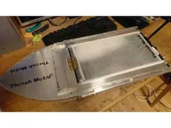 The Thrash Metal: Aluminum RC Jet Boat with 3d printed skeleton