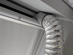 Velux Tilt Window Fume/AC/Printer Exhaust | 100mm/4 Inch Duct