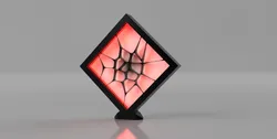 3D Frame Insert "Light & Texture" for IKEA SANNAHED – STL File