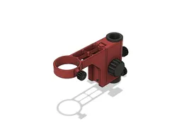 Adjustable digital microscope holder bracket