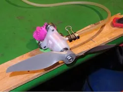 Air engine with rotating cylinder and Labello piston