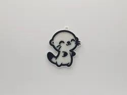 Cute Otter Keychain