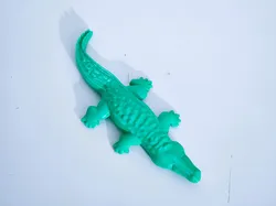 Designer alligator sculpture