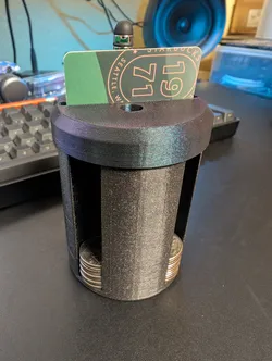 Enclosure for the Car Cup Holder Coin Sorter Caddy