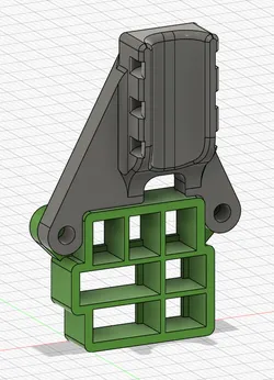 Ender 3 NG v1.2 toolhead accessory cable mount and breakout for BLTouch