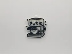 Happy Coffee Machine Keychain
