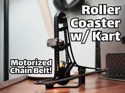 Motorized Roller Coster Miniature with Kart