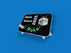 Open Sauce 2025 Gear Animated Badge (Updated)