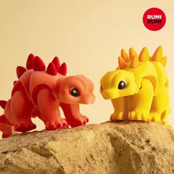Other STL indir - Flexi Baby Stegosaurus - Cute Articulated Dinosaur Toy - RumiRumi