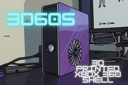 3D60S - Modular, 3D Printed Xbox 360 Slim Shell