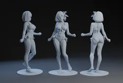 Anime Beach Girl