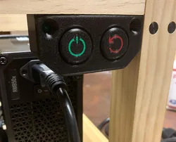 Computer Power Switch Housing