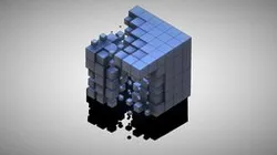 Cube Visual Effect Animation Perfect Loop