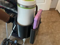 Cup and phone holder for Cybex stroller