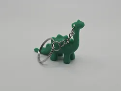 Cute Stylized Dinosaur Toy Keychain (Remix)