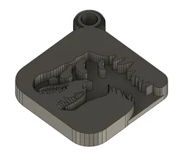 Dino key chain