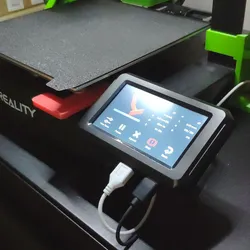 Ender 3 V3 KE Horizontal Screen Holder (Guppy screen)