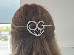 Eternal Heart Hair Pin