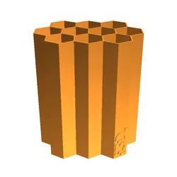 Free Tools & Spare Parts STL Download - Honeycomb cable hiveby Jaloszko