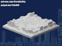 GreebleCity Ruins: Crater