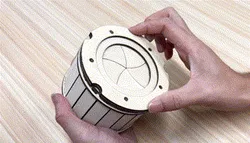 Laser Cut Iris Box - No Screws Needed