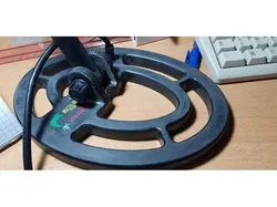 Metal detector coil support