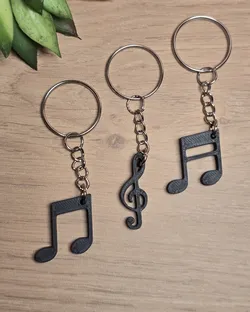 Music Note - Mini - Keychain