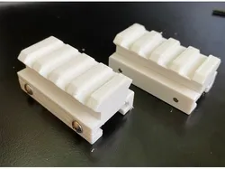 Nerf picatinny adapter, adjustable angle and height