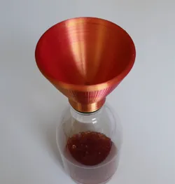 Screw-on Soda Bottle Funnel
