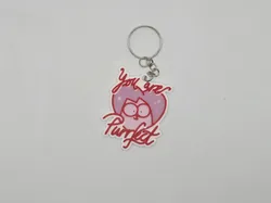 Simon's Cat "You are Purrfect" Keychain