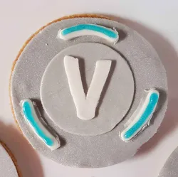 VBuck cookie fondant cutter