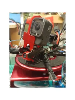 WildWilly Dolphin 1 Frame Lightweight Gopro Hero 8 3D Parts